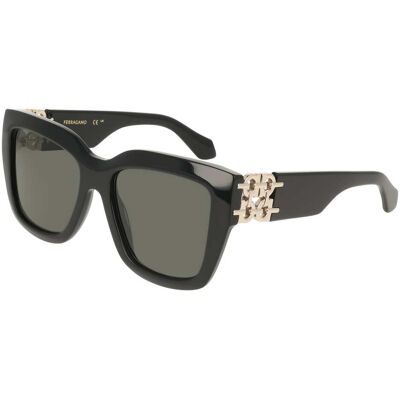 Gafas de sol Salvatore Ferragamo SF2083SE Negro Talla: 55X18 Negro Gafas de sol Salvatore Ferragamo SF2083SE Negro Talla: 55X18 Negro