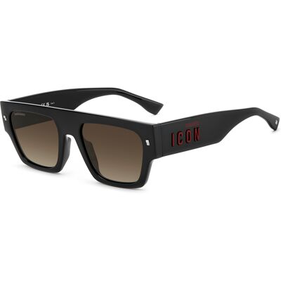 Dsquared2 Gafas de sol DS ICON 0031/S Negro Talla: 55X20 Negro Dsquared2 Gafas de sol DS ICON 0031/S Negro Talla: 55X20 Negro