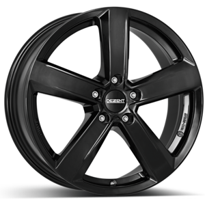 Llanta De Aluminio Dezent Tu Black 6.5x16 5x112 Et48 Brillo Negro Llanta De Aluminio Dezent Tu Black 6.5x16 5x112 Et48 Brillo Negro