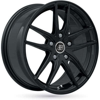 Llanta De Aluminio Infiny Toxic 7.5x17 4x100 Et35 Brillo Negro Llanta De Aluminio Infiny Toxic 7.5x17 4x100 Et35 Brillo Negro