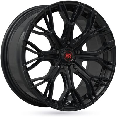 Llanta De Aluminio Racer Matrix 7.5x17 5x108 Et35 Brillo Negro Llanta De Aluminio Racer Matrix 7.5x17 5x108 Et35 Brillo Negro