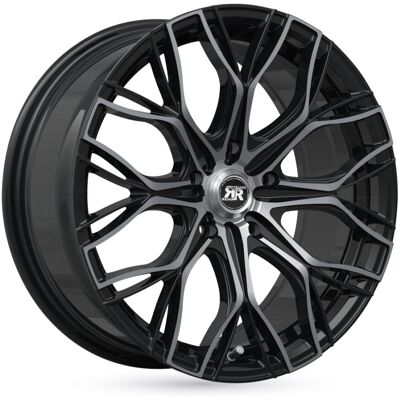 Llanta De Aluminio Racer Matrix 7x16 5x100 Et35 Brillo Negro Llanta De Aluminio Racer Matrix 7x16 5x100 Et35 Brillo Negro