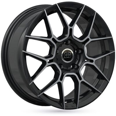 Llanta De Aluminio Infiny Traxx 8x18 5x114.3 Et40 Brillo Negro Llanta De Aluminio Infiny Traxx 8x18 5x114.3 Et40 Brillo Negro
