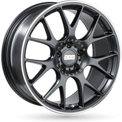 Llanta De Aluminio Bbs Ch-r 8.5x20 5x112 Et40 Satén Negro Llanta De Aluminio Bbs Ch-r 8.5x20 5x112 Et40 Satén Negro