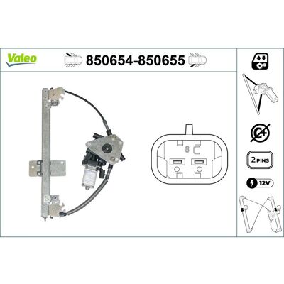 Regulador de Ventana Trasero Eléctrico Valeo - Ventana Regulador de Ventana Trasero Eléctrico Valeo - Ventana