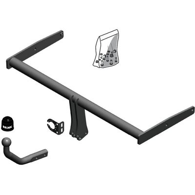 BRINK Maza de remolque para VW Polo V - Accesorio de remolque BRINK Maza de remolque para VW Polo V - Accesorio de remolque