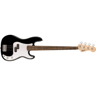 Fender Squier Sonic Precision Bass Laurel Fingerboard White Pickguard Black bajo de 4 cuerdas Fender Squier Sonic Precision Bass Laurel Fingerboard White Pickguard Black bajo de 4 cuerdas