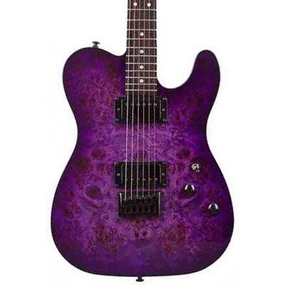 Schecter PT Standard Purple Burst Burl guitarras en forma de T Schecter PT Standard Purple Burst Burl guitarras en forma de T
