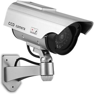 Honor Electronics Cámara de seguridad falsa cámara simulada cámara de vigilancia simulada con luz intermitente interior al aire libre Honor Electronics Cámara de seguridad falsa cámara simulada cámara de vigilancia simulada con luz intermitente interior al aire libre