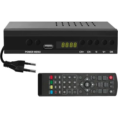 Ninguno 2024 Nueva Version TDT televisión DECODER UHD DVB-T T2 Tuner MPEG-4 2 Nero TDT HD 265 Receptor TDT, Sintonizador Digital Terrestre, decodificador terrestre, Receptor Digital de Alta definición Full HD Ninguno 2024 Nueva Version TDT televisión DECODER UHD DVB-T T2 Tuner MPEG-4 2 Nero TDT HD 265 Receptor TDT, Sintonizador Digital Terrestre, decodificador terrestre, Receptor Digital de Alta definición Full HD