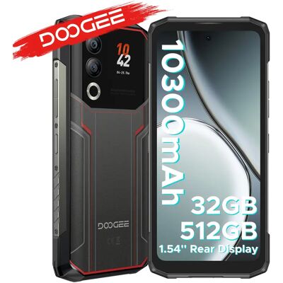 Doogee Blade20 Ultra Rugged Phone 1.54'' Rear Display 32GB RAM(8+24) 512GB ROM 10300mAh Battery 6.6'' Display Smartphone NFC Doogee Blade20 Ultra Rugged Phone 1.54'' Rear Display 32GB RAM(8+24) 512GB ROM 10300mAh Battery 6.6'' Display Smartphone NFC