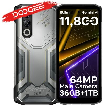 Doogee Blade20 Max Rugged Phone 6.6" 120Hz 36GB RAM(12+24) 1TB ROM Gemini AI 11800mAh Battery Android 15 Helio G100 Smartphone Doogee Blade20 Max Rugged Phone 6.6" 120Hz 36GB RAM(12+24) 1TB ROM Gemini AI 11800mAh Battery Android 15 Helio G100 Smartphone