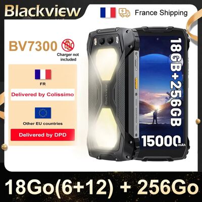 Blackview BV7300 - Smartphone resistente con 18GB RAM y 256GB de almacenamiento Blackview BV7300 - Smartphone resistente con 18GB RAM y 256GB de almacenamiento