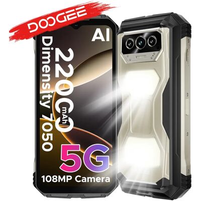 Doogee V Max S 5G Rugged Phone 22000mAh Battery Dual Camping Lights 6.58" 120Hz Smartphone 24GB(8+16) 256GB 108MP AI Camera Doogee V Max S 5G Rugged Phone 22000mAh Battery Dual Camping Lights 6.58" 120Hz Smartphone 24GB(8+16) 256GB 108MP AI Camera