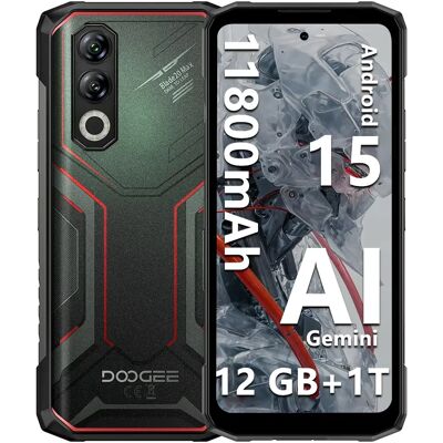 Doogee Blade20 Max teléfono resistente 36GB(12GB + 24GB) RAM 1TB ROM pantalla de 6,6 pulgadas batería de 11800mAh 64MP cámara AI Android 15 Smartphone Doogee Blade20 Max teléfono resistente 36GB(12GB + 24GB) RAM 1TB ROM pantalla de 6,6 pulgadas batería de 11800mAh 64MP cámara AI Android 15 Smartphone