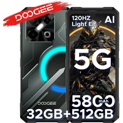 Doogee Blade GT Pro 5G Rugged Phone 6.72'' 120Hz 32GB(12+20) 512GB 10.5mm Ultra-thin LED light Effect 100MP AI Camera Cellphone Doogee Blade GT Pro 5G Rugged Phone 6.72'' 120Hz 32GB(12+20) 512GB 10.5mm Ultra-thin LED light Effect 100MP AI Camera Cellphone