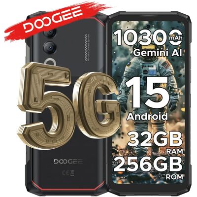 Doogee Blade20 Turbo 5G Rugged Phone Android 15 Gemini Al Smartphones 6.6'' HD+ 8GB 256GB AI Dual Camera 10300mAh Battery NFC Doogee Blade20 Turbo 5G Rugged Phone Android 15 Gemini Al Smartphones 6.6'' HD+ 8GB 256GB AI Dual Camera 10300mAh Battery NFC