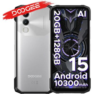 Doogee Blade20 Rugged Phone Android 15 Gemini AI 10300mAh Battery 6.6'' HD+ Display 4GB 128GB Global Version AI Smart Phone NFC Doogee Blade20 Rugged Phone Android 15 Gemini AI 10300mAh Battery 6.6'' HD+ Display 4GB 128GB Global Version AI Smart Phone NFC