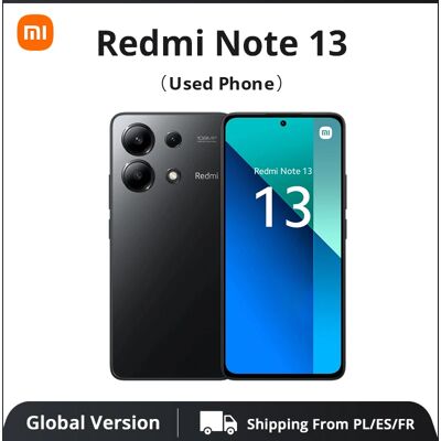 Used Phone Xiaomi Redmi Note 13 4G Not NFC Global Version 8Gb+256Gb Black Smartphone (Excellent Condition) Used Phone Xiaomi Redmi Note 13 4G Not NFC Global Version 8Gb+256Gb Black Smartphone (Excellent Condition)