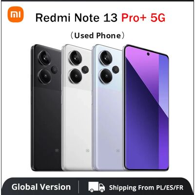 Used Phone Xiaomi Redmi Note 13 Pro Plus 5G Versión Global Smartphone NFC 200MP OIS Triple Cámara 120Hz AMOLED 120W Carga Used Phone Xiaomi Redmi Note 13 Pro Plus 5G Versión Global Smartphone NFC 200MP OIS Triple Cámara 120Hz AMOLED 120W Carga