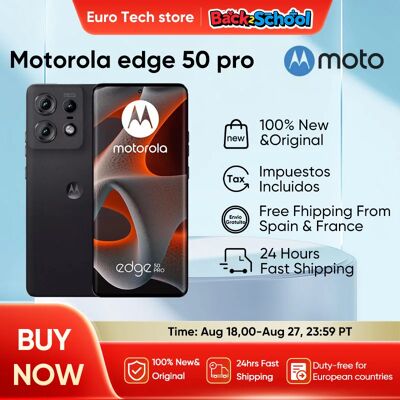 Motorola Edge 50 Pro 12/256GB 6,67 "1.5K Super HD pantalla pOLED cámara de 50MP con IA y teleobjetivo x3 Dual Sim versión Taiwán Motorola Edge 50 Pro 12/256GB 6,67 "1.5K Super HD pantalla pOLED cámara de 50MP con IA y teleobjetivo x3 Dual Sim versión Taiwán