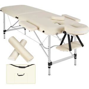 Tectake - Camilla para masajes 2 zonas con cojines rollo, 61 cm de ancho, Camilla para masajes portátil, Plegable para un fácil transporte, Acolchado grueso de espuma para mayor comodidad al tumbarse, Tectake - Camilla para masajes 2 zonas con cojines rollo, 61 cm de ancho, Camilla para masajes portátil, Plegable para un fácil transporte, Acolchado grueso de espuma para mayor comodidad al tumbarse,