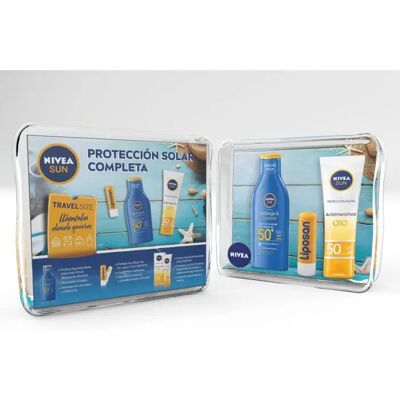 NIVEA SUN Pack de Viaje - Protector Solar Facial y Corporal NIVEA SUN Pack de Viaje - Protector Solar Facial y Corporal