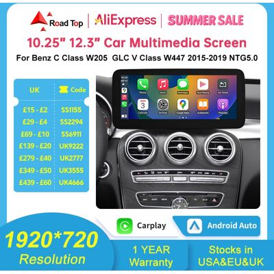 wincago Pantalla Multimedia Linux inalámbrica CarPlay Android Auto para mercedes-benz W205 W176 GLC A C V clase W447 CLA GLA 2015-2018 NTG5.0 wincago Pantalla Multimedia Linux inalámbrica CarPlay Android Auto para mercedes-benz W205 W176 GLC A C V clase W447 CLA GLA 2015-2018 NTG5.0