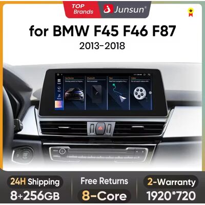 Junsun inalámbrico CarPlay Android Auto Radio de coche para BMW F45 F46 F87 2013-2017 4G WiFi BT Unidad principal de Audio idrive Multimedia estéreo Junsun inalámbrico CarPlay Android Auto Radio de coche para BMW F45 F46 F87 2013-2017 4G WiFi BT Unidad principal de Audio idrive Multimedia estéreo