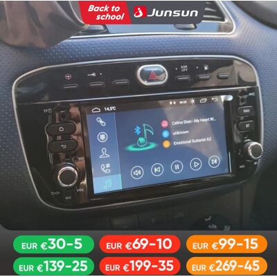 Junsun Android Radio Radio de coche para Fiat Linea Punto Evo 2012 2013-2015 sistemas inteligentes de coche para Apple Carplay Multimedia GPS Junsun Android Radio Radio de coche para Fiat Linea Punto Evo 2012 2013-2015 sistemas inteligentes de coche para Apple Carplay Multimedia GPS