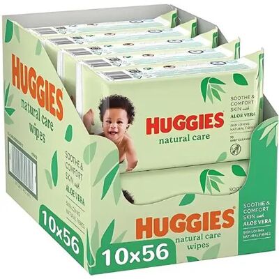 Huggies Natural Care Toallitas - 10 Paquetes - Pañales Húmedos Huggies Natural Care Toallitas - 10 Paquetes - Pañales Húmedos
