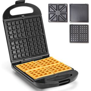 Taylor AIGOSTAR Sandwichera 3 en 1, Grill y Gofrera. 3 Placas Desmontables Antiadherentes e Intercambiables. ( 1200W) Taylor AIGOSTAR Sandwichera 3 en 1, Grill y Gofrera. 3 Placas Desmontables Antiadherentes e Intercambiables. ( 1200W)