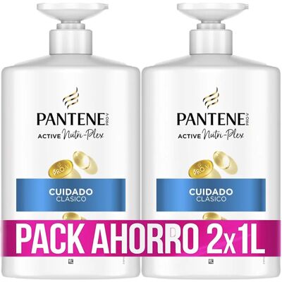 Pack 2x1000ml Pantene Champú Repara y Protege – Nutrición Pro-V con Antioxidantes, Ideal para Pelo Seco y Dañado, Sin Aceites Minerales ni Colorantes Pack 2x1000ml Pantene Champú Repara y Protege – Nutrición Pro-V con Antioxidantes, Ideal para Pelo Seco y Dañado, Sin Aceites Minerales ni Colorantes