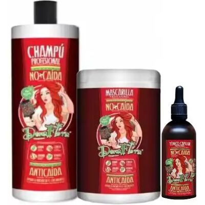 Ninguno PACK PROMOCIONAL DONA FLORA ANTICAIDA , CHAMPU NO CAIDA 1000 ML, MASCARILLA 1000 ML Y TONICO 100 ML Ninguno PACK PROMOCIONAL DONA FLORA ANTICAIDA , CHAMPU NO CAIDA 1000 ML, MASCARILLA 1000 ML Y TONICO 100 ML