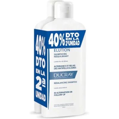 Ducray Elución Duplo Champú 2x400 ml Ducray Elución Duplo Champú 2x400 ml