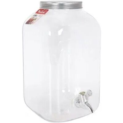 Ninguno Maxia Market - Tarro dispensador plástico con grifo 3 L y 8 L garrafa Ninguno Maxia Market - Tarro dispensador plástico con grifo 3 L y 8 L garrafa