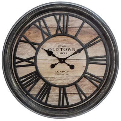 Well Home - Reloj decorativo vintage - 49x5cm Well Home - Reloj decorativo vintage - 49x5cm
