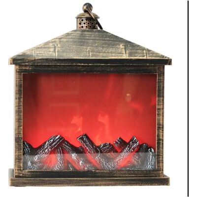 Ninguno Chimenea Cambados LED Docorativa Navidad con efecto llama Negro Ninguno Chimenea Cambados LED Docorativa Navidad con efecto llama Negro