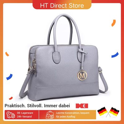 Miss Lulu-maletín de 13 pulgadas para mujer, bolso de hombro para ordenador portátil, bolso de mensajero retro, bolso de trabajo elegante para la profesión Miss Lulu-maletín de 13 pulgadas para mujer, bolso de hombro para ordenador portátil, bolso de mensajero retro, bolso de trabajo elegante para la profesión