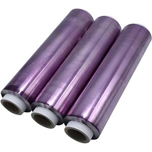 Ninguno Pack 3 Rollos Papel Film Transparente 30cmx300m, Papel de cocina tamaño industrial, Embalaje y Protección de Tatuajes, para Frigorífico y Microondas Ninguno Pack 3 Rollos Papel Film Transparente 30cmx300m, Papel de cocina tamaño industrial, Embalaje y Protección de Tatuajes, para Frigorífico y Microondas