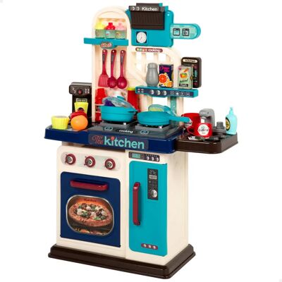 COLORBABY - Cocina juguete eléctrica, 53x22x69 cm, luz y sonido, accesorios para cocinar, alimentos, horno, fregadero, frigorífico, cafetera, cocinita infantil, cocinitas infantiles, cocinas para COLORBABY - Cocina juguete eléctrica, 53x22x69 cm, luz y sonido, accesorios para cocinar, alimentos, horno, fregadero, frigorífico, cafetera, cocinita infantil, cocinitas infantiles, cocinas para