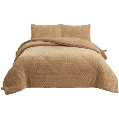 NOVOTEXTIL Edredón de Invierno Sherpa Extra Grueso 560gr/m2 Sedalina Fibra Hueca Sherpa Suave Cálido Exterior Coralina Interior Borreguito Perfecto Climas Fríos Aporta Calidez Confort a tu Dormitorio NOVOTEXTIL Edredón de Invierno Sherpa Extra Grueso 560gr/m2 Sedalina Fibra Hueca Sherpa Suave Cálido Exterior Coralina Interior Borreguito Perfecto Climas Fríos Aporta Calidez Confort a tu Dormitorio
