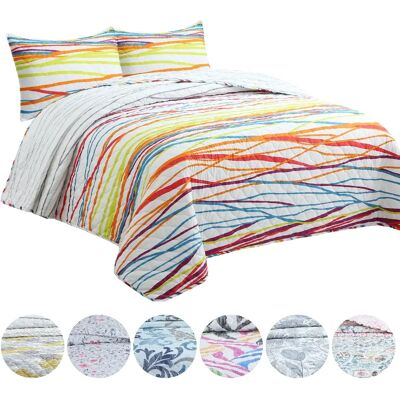 Novotextil Colcha Boutí Estampada Premium Tamaños 90 105 135 150 cm Relleno 100% Algodón 200gr/m² Ultra Transpirable Tejido Exterior AlgodónPoliéster de Alta Calidad Inclue Fundas de Almohada a Juego Novotextil Colcha Boutí Estampada Premium Tamaños 90 105 135 150 cm Relleno 100% Algodón 200gr/m² Ultra Transpirable Tejido Exterior AlgodónPoliéster de Alta Calidad Inclue Fundas de Almohada a Juego