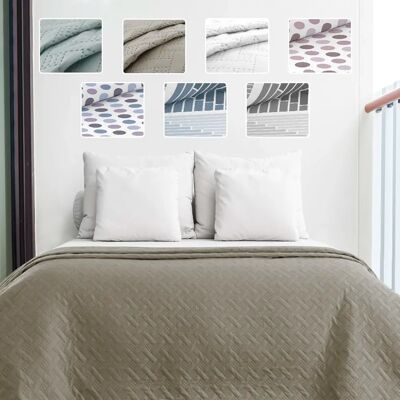 NONE Colcha Bouti Cubre Cama Rombos Lisa o Estampada, Colcha 100% Poliéster. Fina, Extra Suave y Ligera para Entretiempo, Primavera y Verano. NONE Colcha Bouti Cubre Cama Rombos Lisa o Estampada, Colcha 100% Poliéster. Fina, Extra Suave y Ligera para Entretiempo, Primavera y Verano.