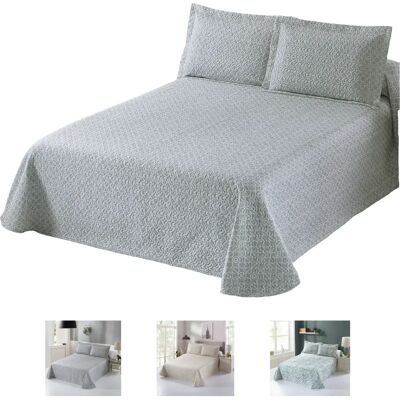 NOVOTEXTIL Colcha de Verano Termosellada Modelo Estampado Ligero Transpirable Cubrecamas con Acabado Suave Acolchado Fino sin Costuras Ideal Primavera Verano Ropa de Cama Fácil de Lavar Secado Rápido NOVOTEXTIL Colcha de Verano Termosellada Modelo Estampado Ligero Transpirable Cubrecamas con Acabado Suave Acolchado Fino sin Costuras Ideal Primavera Verano Ropa de Cama Fácil de Lavar Secado Rápido