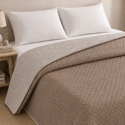 NONE Donegal Collections - Colcha Bouti Premium Cama 90, 105,135, 150 y 180cm - Colcha Reversible Bicolor Primavera-Verano - Acolchado Fino, Microfibra Extrasuave Calidad- Cubre Cama Multiusos NONE Donegal Collections - Colcha Bouti Premium Cama 90, 105,135, 150 y 180cm - Colcha Reversible Bicolor Primavera-Verano - Acolchado Fino, Microfibra Extrasuave Calidad- Cubre Cama Multiusos