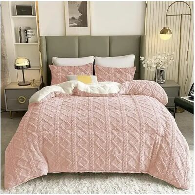 Ninguno Edredón Borrego 180 x 260c m/240 x 260 cm para Cama Individual o Matrimonio con funda para almohada, Edredón Nódico Invierno Cálido y Suave con Relleno de Micro Fibra Poliéster, Edredón Reversible Ninguno Edredón Borrego 180 x 260c m/240 x 260 cm para Cama Individual o Matrimonio con funda para almohada, Edredón Nódico Invierno Cálido y Suave con Relleno de Micro Fibra Poliéster, Edredón Reversible