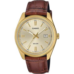 Reloj CASIO MTP-1302PGL-9AVEF Hombre Correa de cuero auténtico Reloj CASIO MTP-1302PGL-9AVEF Hombre Correa de cuero auténtico