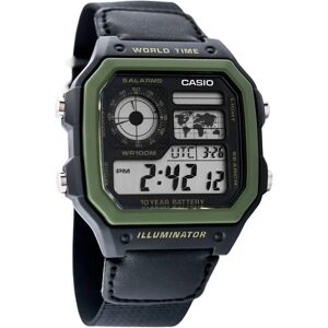 Casio Reloj Hombre Digital Cuarzo con Correa de Tela AE-1200WHB-1BV Casio Reloj Hombre Digital Cuarzo con Correa de Tela AE-1200WHB-1BV