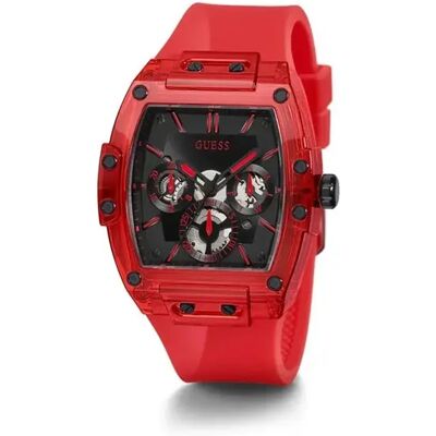 Reloj Guess Hombre PHOENIX GW0203G5 Policarbonato rojo multifunción visualización día fecha Reloj Guess Hombre PHOENIX GW0203G5 Policarbonato rojo multifunción visualización día fecha